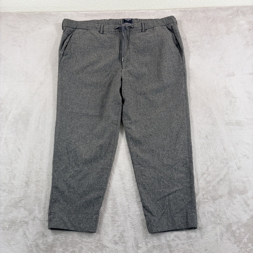 Todd Snyder Trouser Pants in Grey 100% Wool Men 2XL 42x26 Drawstring Designer